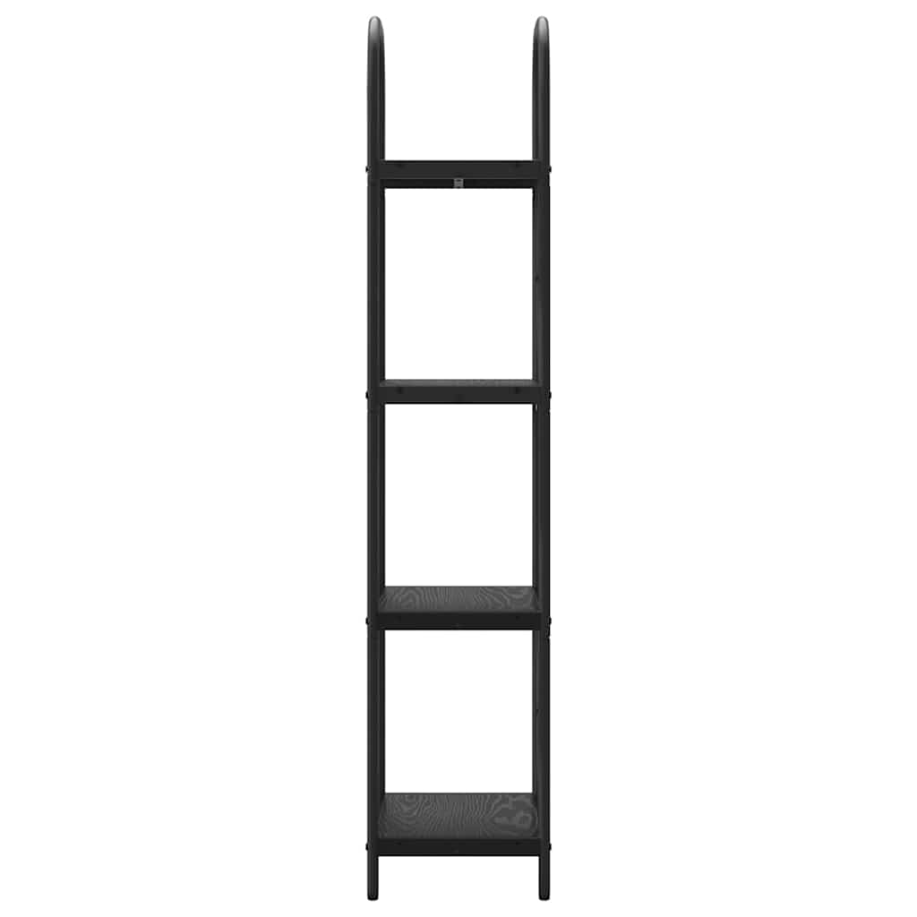 879875 6 Raft pentru cărți Stejar negru 40 x 30 x 146 cm Lemn compozit Raft pentru cărți Stejar negru 40 x 30 x 146 cm Lemn compozit - imagine 6