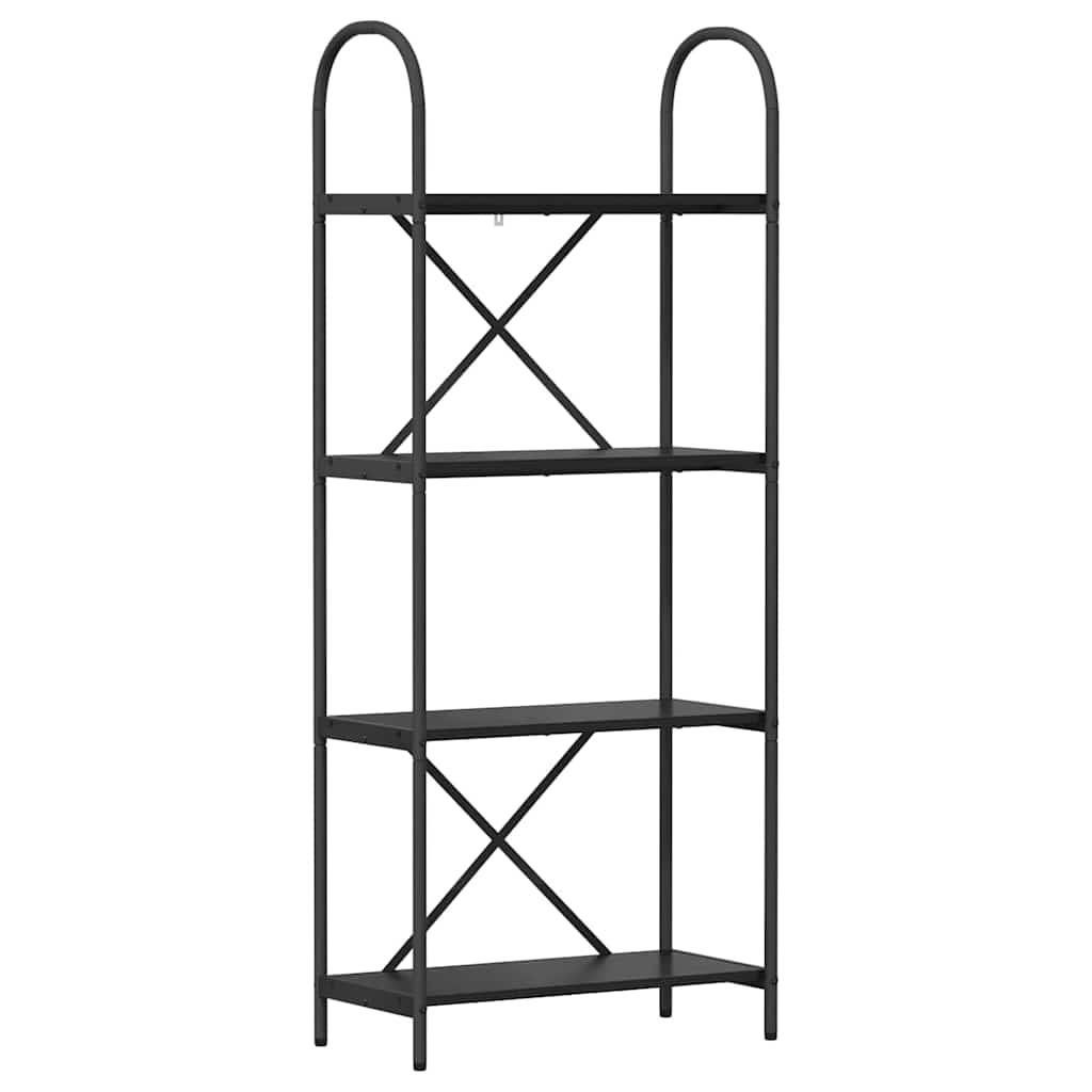 879911 2 Raft pentru cărți Stejar negru 60 x 30 x 146 cm Lemn compozit Raft pentru cărți Stejar negru 60 x 30 x 146 cm Lemn compozit - imagine 2