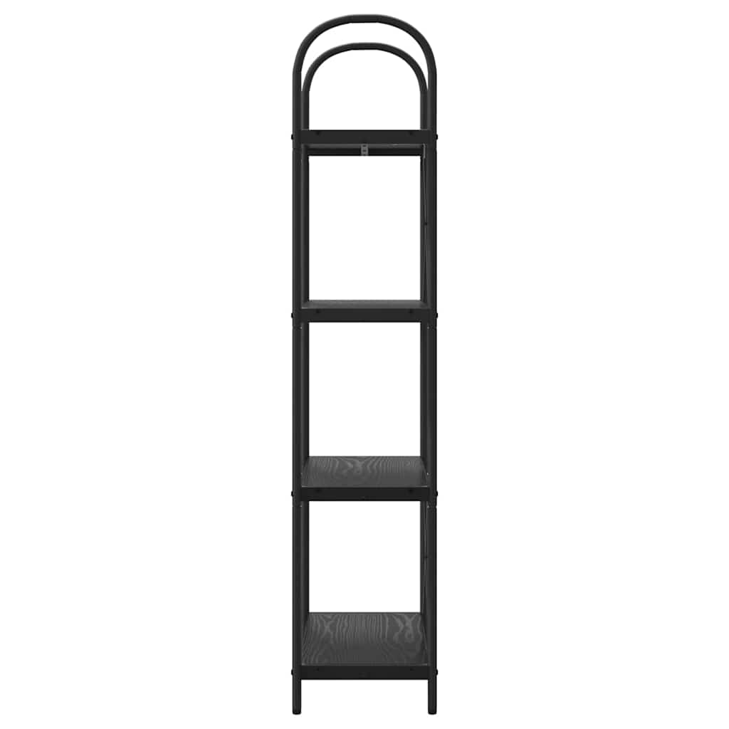 879911 6 Raft pentru cărți Stejar negru 60 x 30 x 146 cm Lemn compozit Raft pentru cărți Stejar negru 60 x 30 x 146 cm Lemn compozit - imagine 6