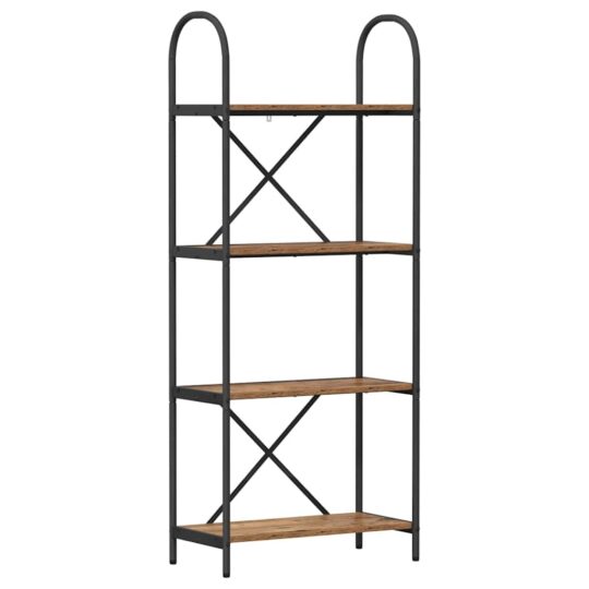 Alternative view of Raft pentru cărți Lemn vechi 60 x 30 x 146 cm Lemn compozit