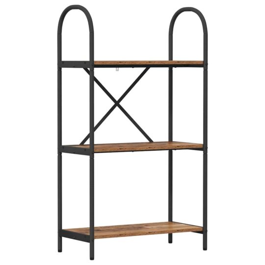 879921 2 Raft pentru cărți Lemn vechi 60 x 30 x 109 cm Lemn compozit 879921 2