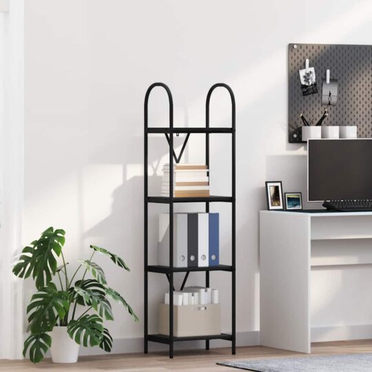 Raft pentru cărți Stejar negru 40 x 30 x 146 cm Lemn compozit