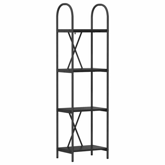 Alternative view of Raft pentru cărți Stejar negru 40 x 30 x 146 cm Lemn compozit