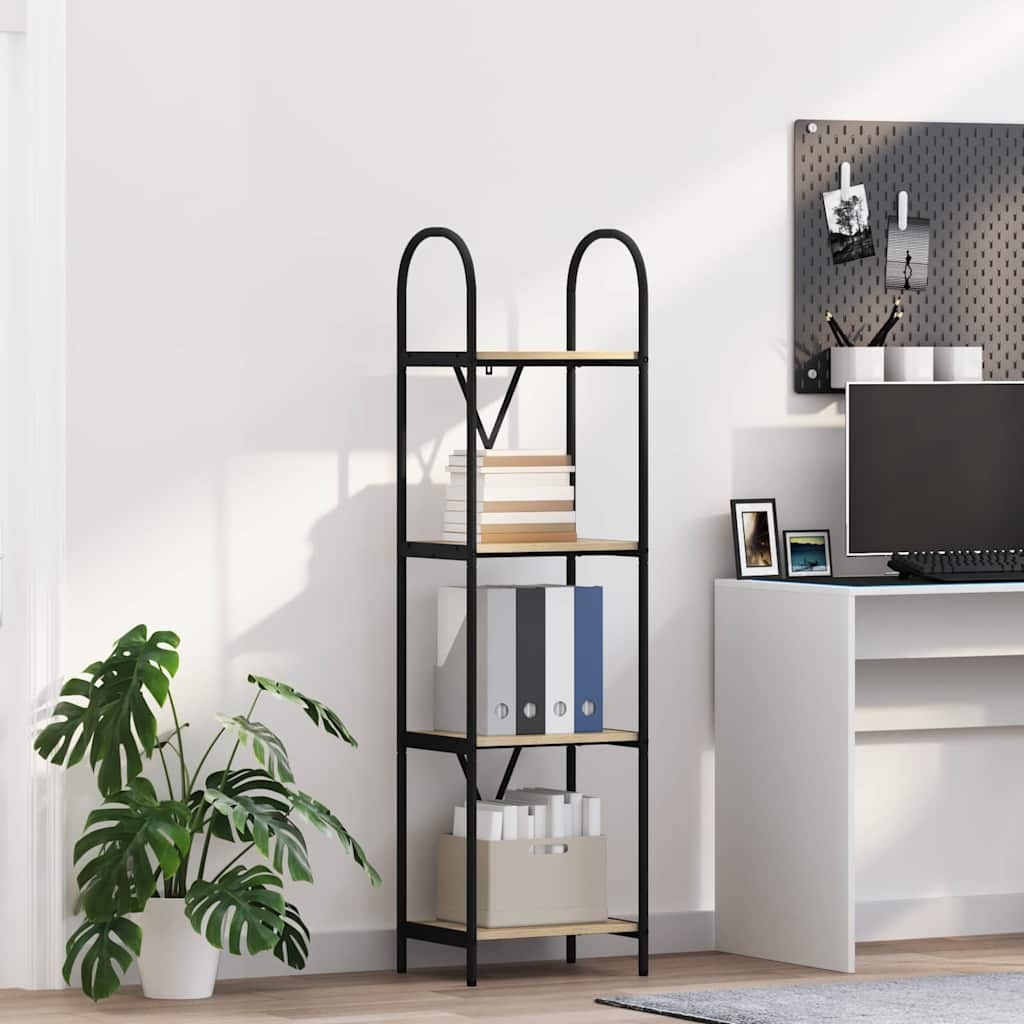 879930 1 Raft pentru cărți Stejar sonoma 40 x 30 x 146 cm Lemn compozit Raft pentru cărți Stejar sonoma 40 x 30 x 146 cm Lemn compozit