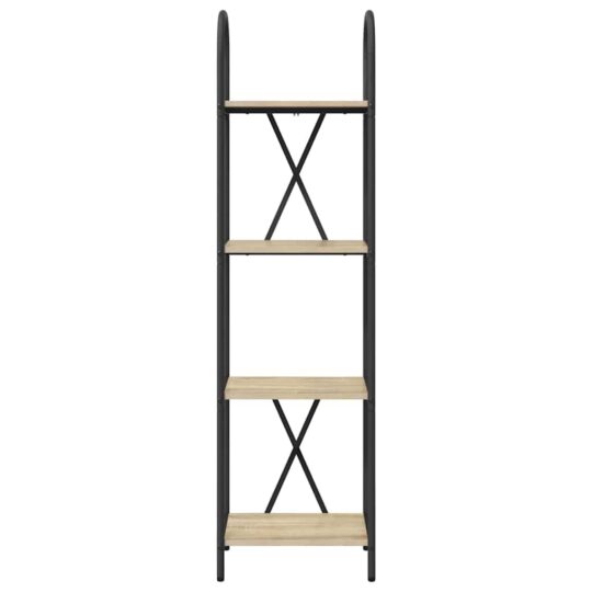 879930 5 Raft pentru cărți Stejar sonoma 40 x 30 x 146 cm Lemn compozit 879930 5