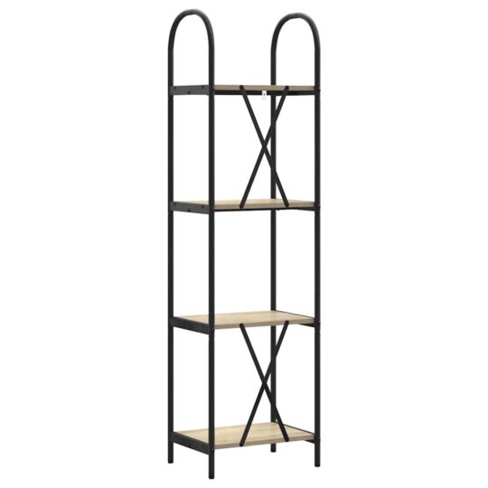 879930 7 Raft pentru cărți Stejar sonoma 40 x 30 x 146 cm Lemn compozit 879930 7