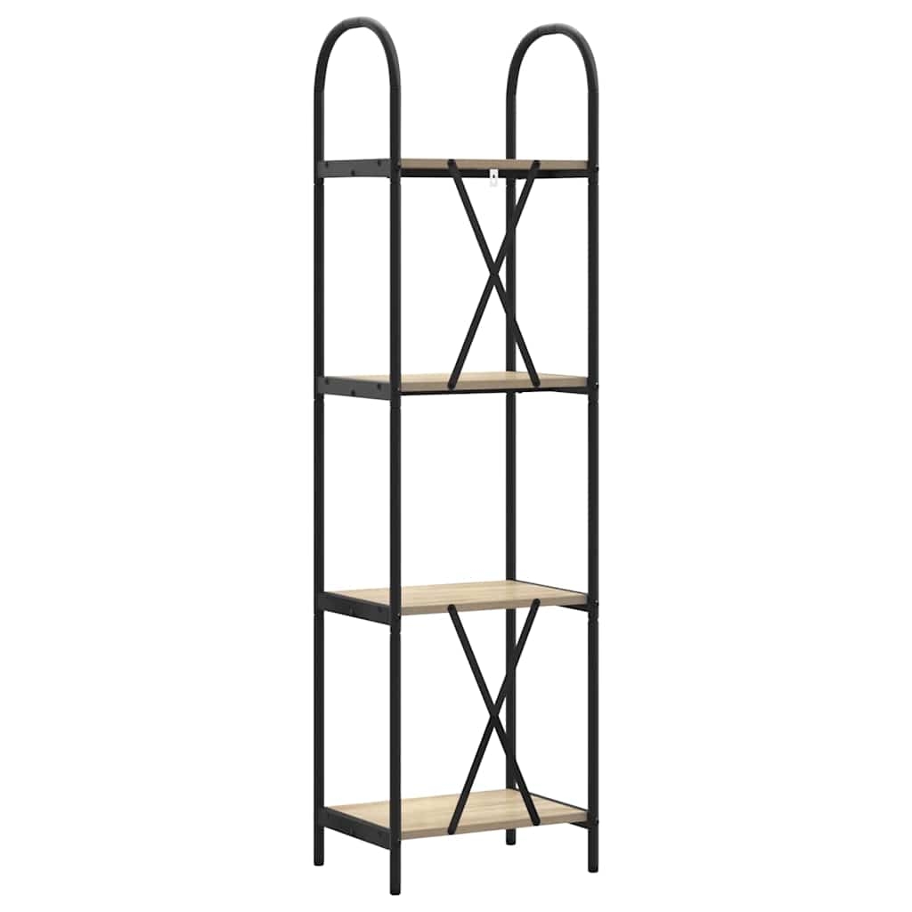 879930 7 Raft pentru cărți Stejar sonoma 40 x 30 x 146 cm Lemn compozit Raft pentru cărți Stejar sonoma 40 x 30 x 146 cm Lemn compozit - imagine 7