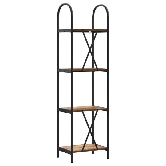 879933 7 Raft pentru cărți Lemn vechi 40 x 30 x 146 cm Lemn compozit 879933 7