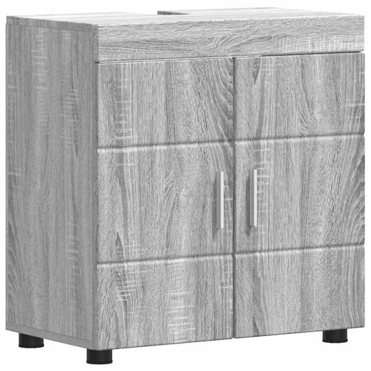 880327 2 Cabinet pentru chiuvetă de baie cu depozitare TULUM sonoma gri 880327 2