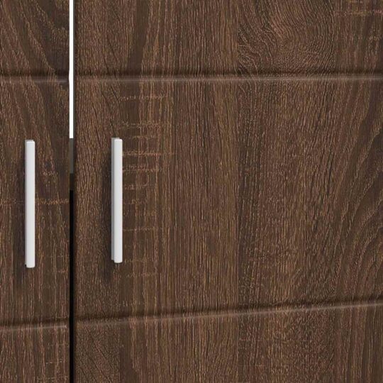 880328 10 Cabinet pentru chiuvetă de baie cu depozitare TULUM Stejar brun 880328 10