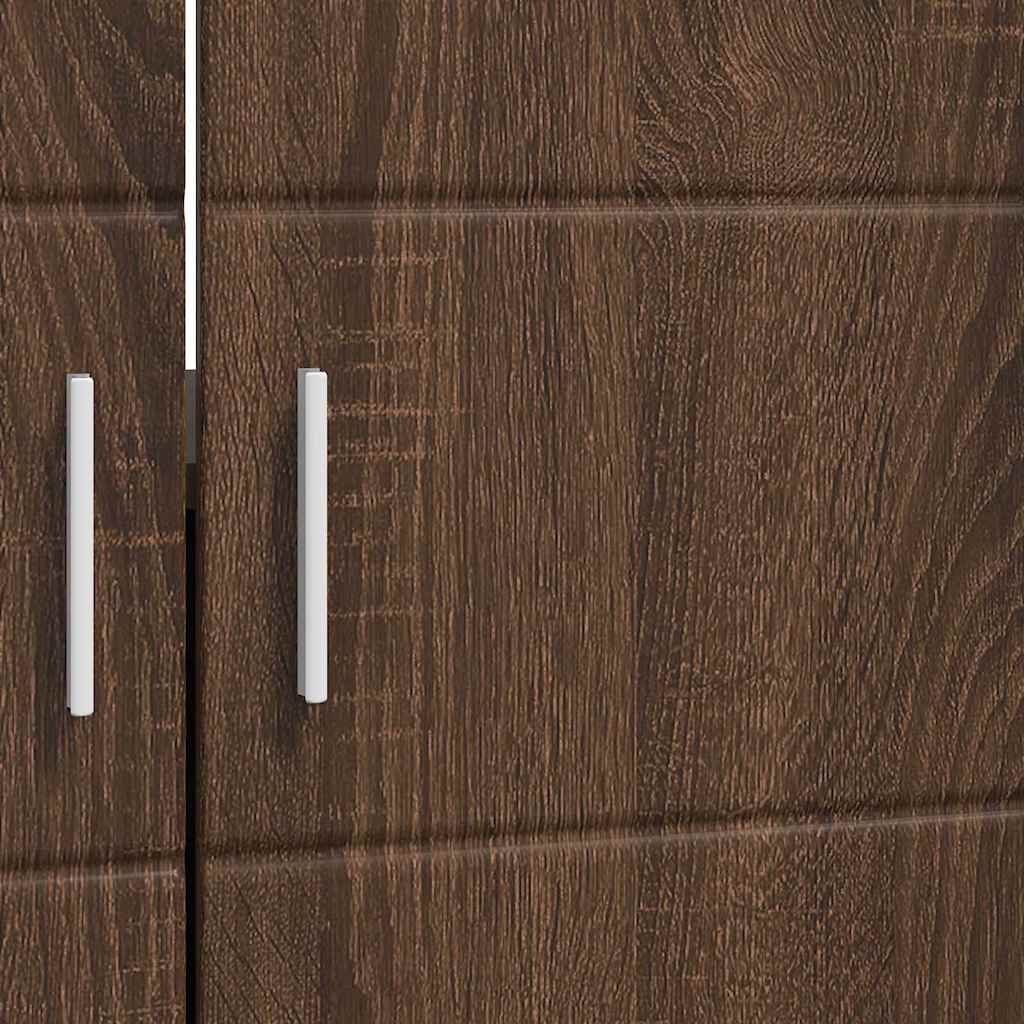 880328 10 Cabinet pentru chiuvetă de baie cu depozitare TULUM Stejar brun Cabinet pentru chiuvetă de baie cu depozitare TULUM Stejar brun - imagine 10