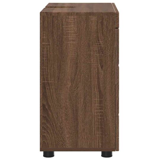 880328 6 Cabinet pentru chiuvetă de baie cu depozitare TULUM Stejar brun 880328 6