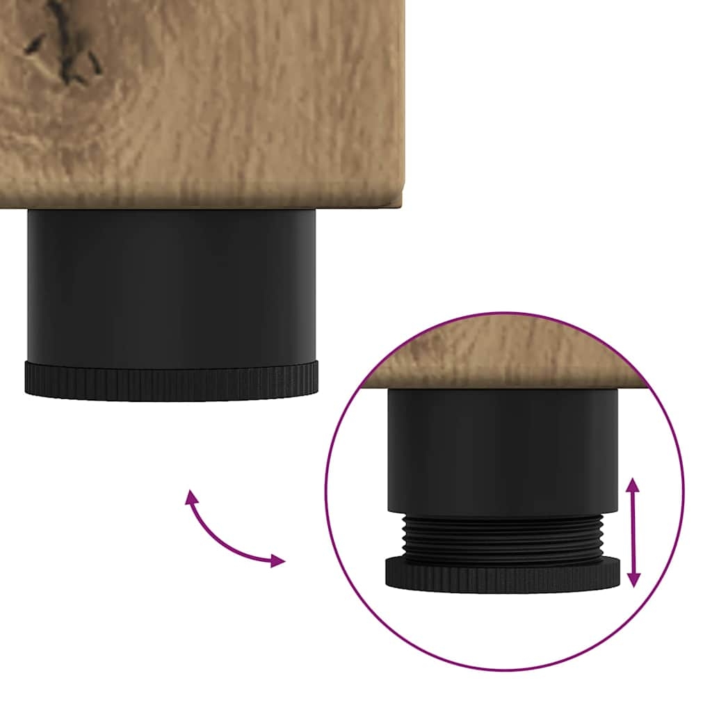 880330 12 Cabinet pentru chiuvetă de baie cu ușă TULUM stejar artizanal Cabinet pentru chiuvetă de baie cu ușă TULUM stejar artizanal - imagine 12