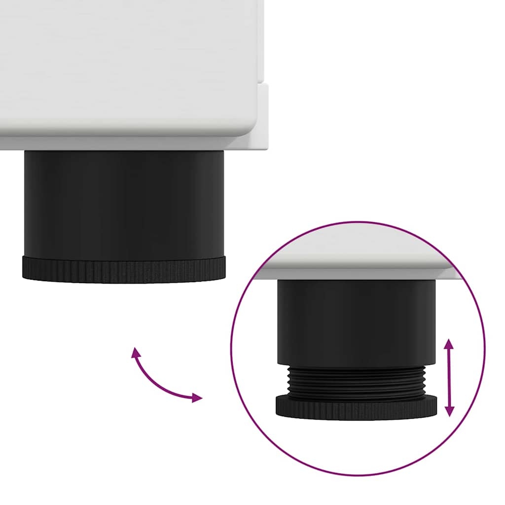 880341 12 Dulap de Baie cu ușă TULUM Alb 37 x 31.5 x 82 cm Lemn compozit Dulap de Baie cu ușă TULUM Alb 37 x 31.5 x 82 cm Lemn compozit - imagine 12