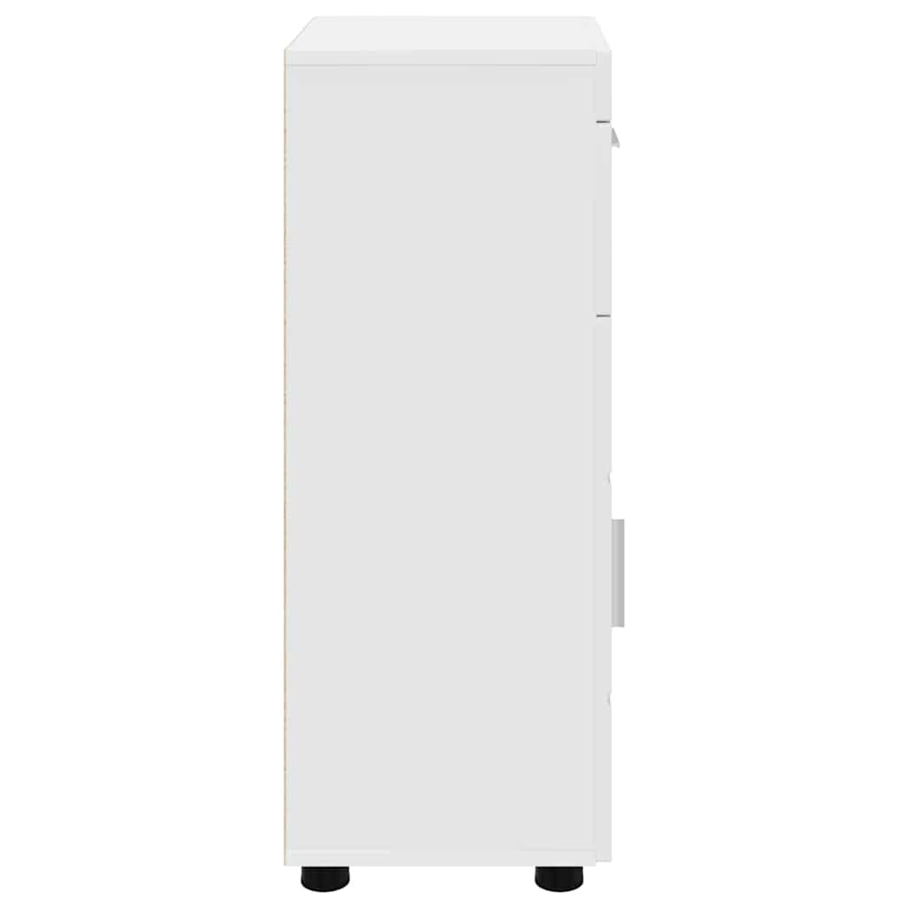 880341 7 Dulap de Baie cu ușă TULUM Alb 37 x 31.5 x 82 cm Lemn compozit Dulap de Baie cu ușă TULUM Alb 37 x 31.5 x 82 cm Lemn compozit - imagine 7