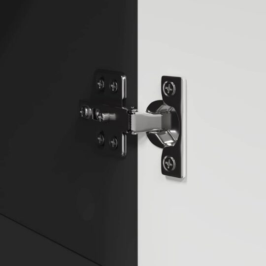 880342 11 Dulap de Baie TULUM Negru 37 x 31.5 x 82 cm Lemn compozit 880342 11