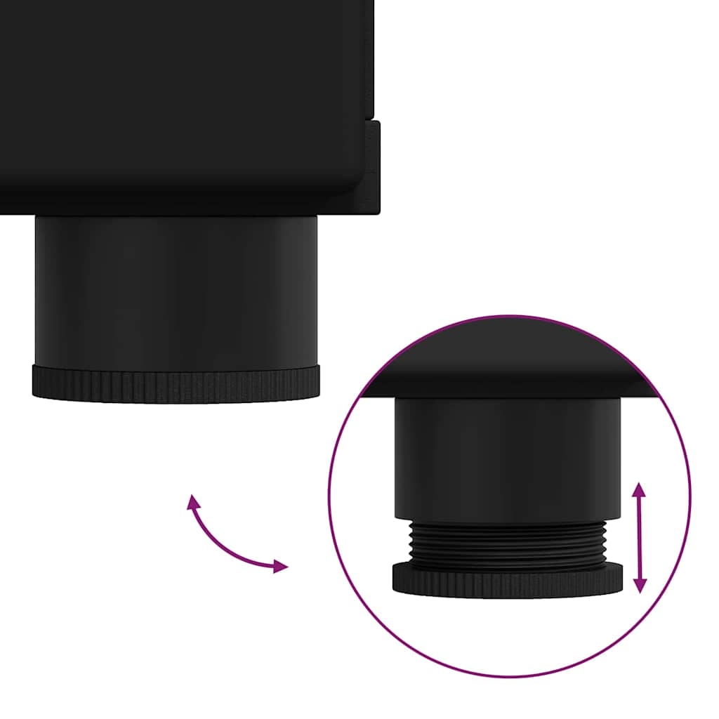 880342 12 Dulap de Baie TULUM Negru 37 x 31.5 x 82 cm Lemn compozit Dulap de Baie TULUM Negru 37 x 31.5 x 82 cm Lemn compozit - imagine 12