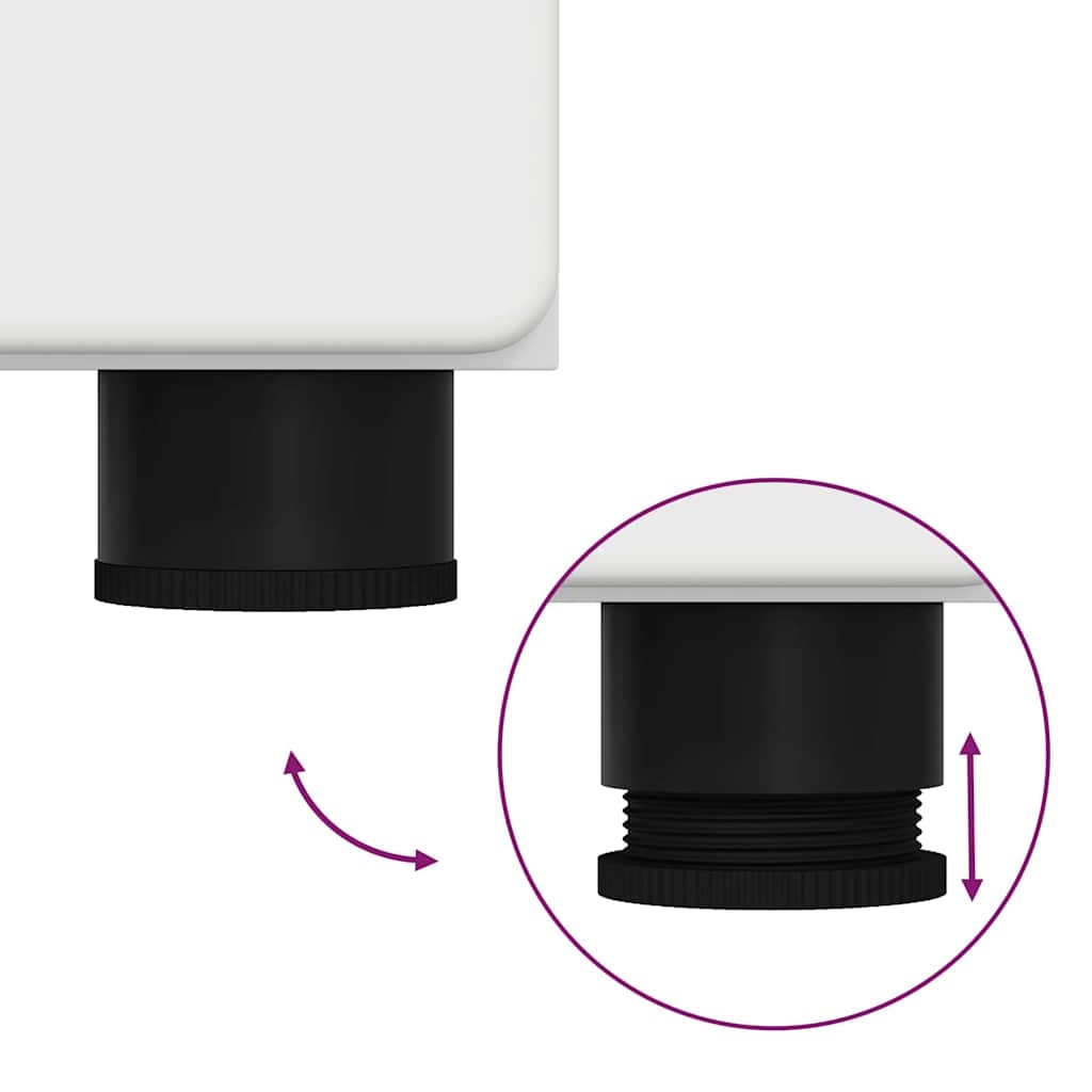 880351 12 Dulap de Baie cu ușă TULUM Alb 37 x 31.5 x 203 cm Lemn compozit Dulap de Baie cu ușă TULUM Alb 37 x 31.5 x 203 cm Lemn compozit - imagine 12