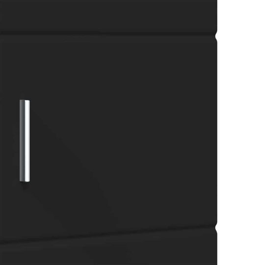 880352 11 Dulap de Baie TULUM Negru 37 x 31.5 x 203 cm Lemn compozit 880352 11