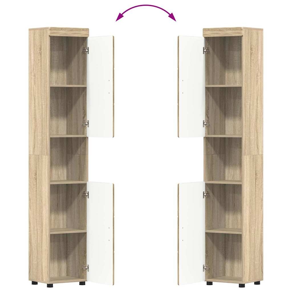 880353 13 Dulap de Baie cu ușă TULUM Stejar sonoma 37 x 31.5 x 203 cm Dulap de Baie cu ușă TULUM Stejar sonoma 37 x 31.5 x 203 cm - imagine 13