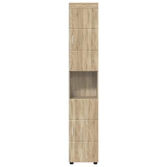880353 6 Dulap de Baie cu ușă TULUM Stejar sonoma 37 x 31.5 x 203 cm 880353 6