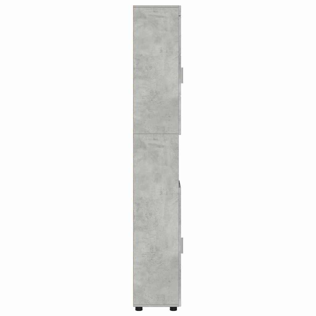 880354 7 Dulap de Baie TULUM Gri beton 37 x 31.5 x 203 cm Lemn compozit Dulap de Baie TULUM Gri beton 37 x 31.5 x 203 cm Lemn compozit - imagine 7