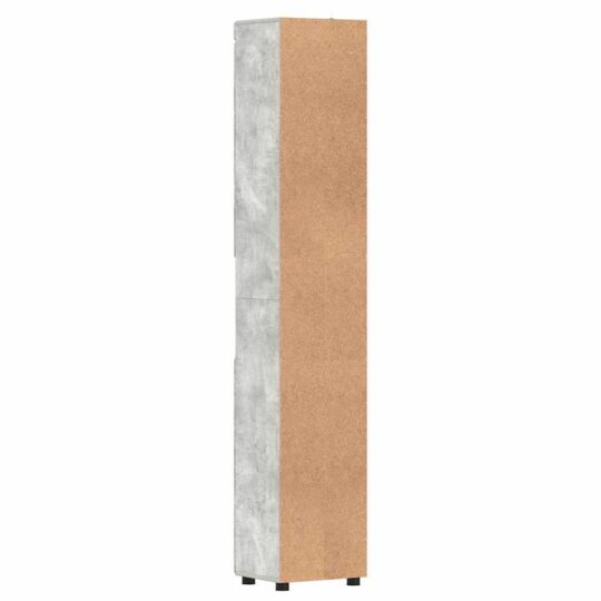 880354 8 Dulap de Baie TULUM Gri beton 37 x 31.5 x 203 cm Lemn compozit 880354 8