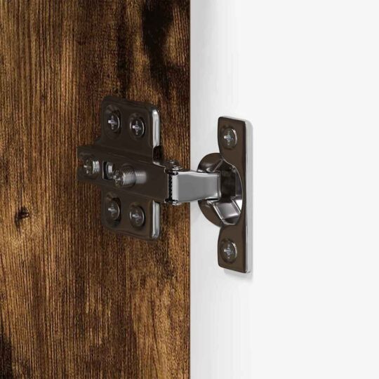 880356 10 Dulap de Baie cu ușă TULUM Stejar afumat 37 x 31.5 x 203 cm 880356 10