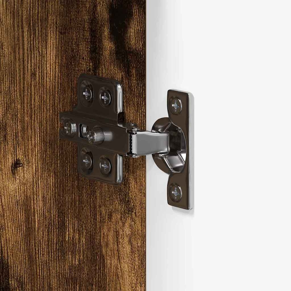 880356 10 Dulap de Baie cu ușă TULUM Stejar afumat 37 x 31.5 x 203 cm Dulap de Baie cu ușă TULUM Stejar afumat 37 x 31.5 x 203 cm - imagine 10