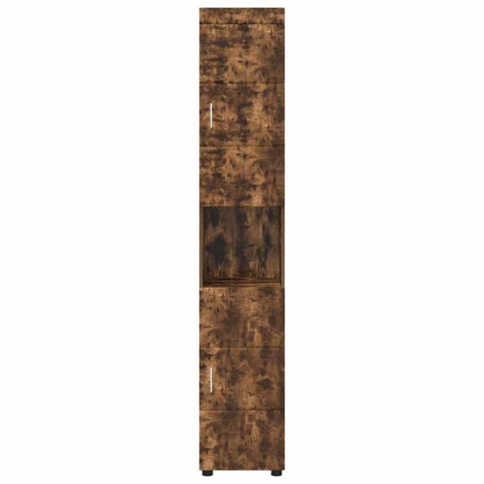 880356 6 Dulap de Baie cu ușă TULUM Stejar afumat 37 x 31.5 x 203 cm 880356 6