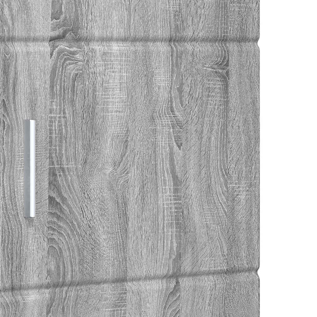 880357 11 Dulap de Baie TULUM sonoma gri 37 x 31.5 x 203 cm Lemn compozit Dulap de Baie TULUM sonoma gri 37 x 31.5 x 203 cm Lemn compozit - imagine 11