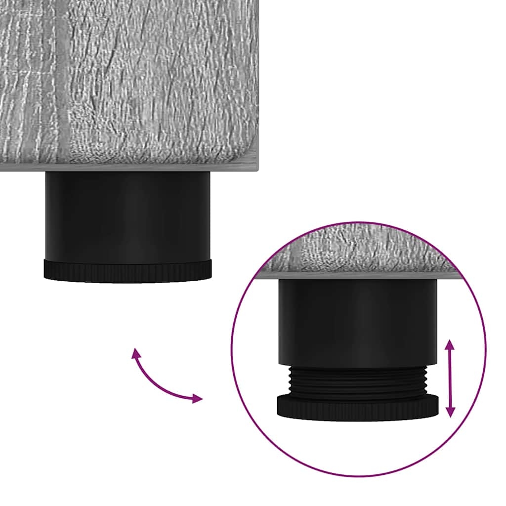 880357 12 Dulap de Baie TULUM sonoma gri 37 x 31.5 x 203 cm Lemn compozit Dulap de Baie TULUM sonoma gri 37 x 31.5 x 203 cm Lemn compozit - imagine 12