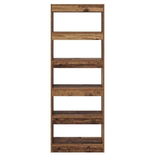 880459 5 Dulap pentru cărți Lemn vechi 60 x 30 x 166 cm Lemn compozit 880459 5