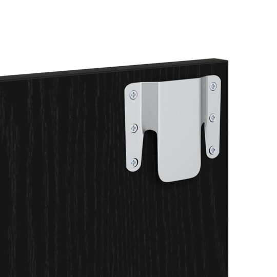 880497 10 Dulap de pat cu sertar 2 pcs Stejar negru 48.5 x 32.5 x 80 cm 880497 10