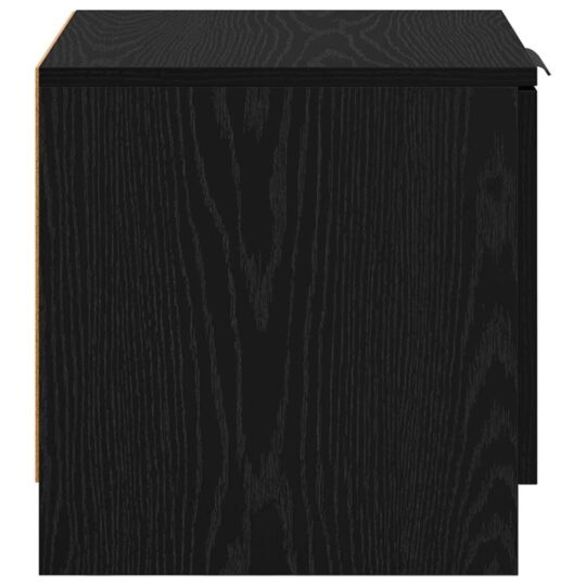 880500 8 Dulap de pat 2 pcs Stejar negru 40 x 39 x 40 cm Lemn compozit 880500 8