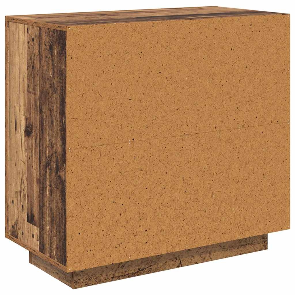 880534 8 Bufet Lemn vechi 40 x 80 x 75 cm Lemn compozit Bufet Lemn vechi 40 x 80 x 75 cm Lemn compozit - imagine 8
