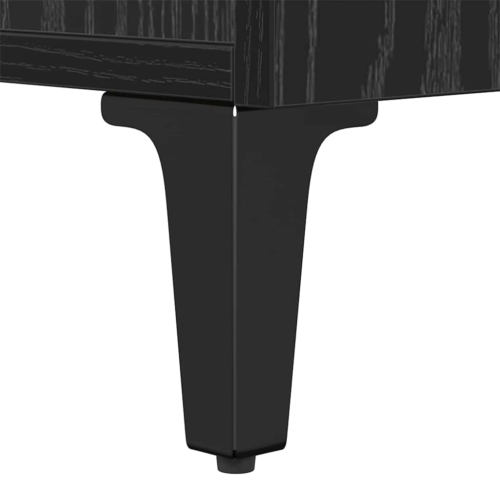 880570 11 Dulap de pat 2 pcs Stejar negru 40 x 35 x 47.5 cm Lemn compozit Dulap de pat 2 pcs Stejar negru 40 x 35 x 47.5 cm Lemn compozit - imagine 11