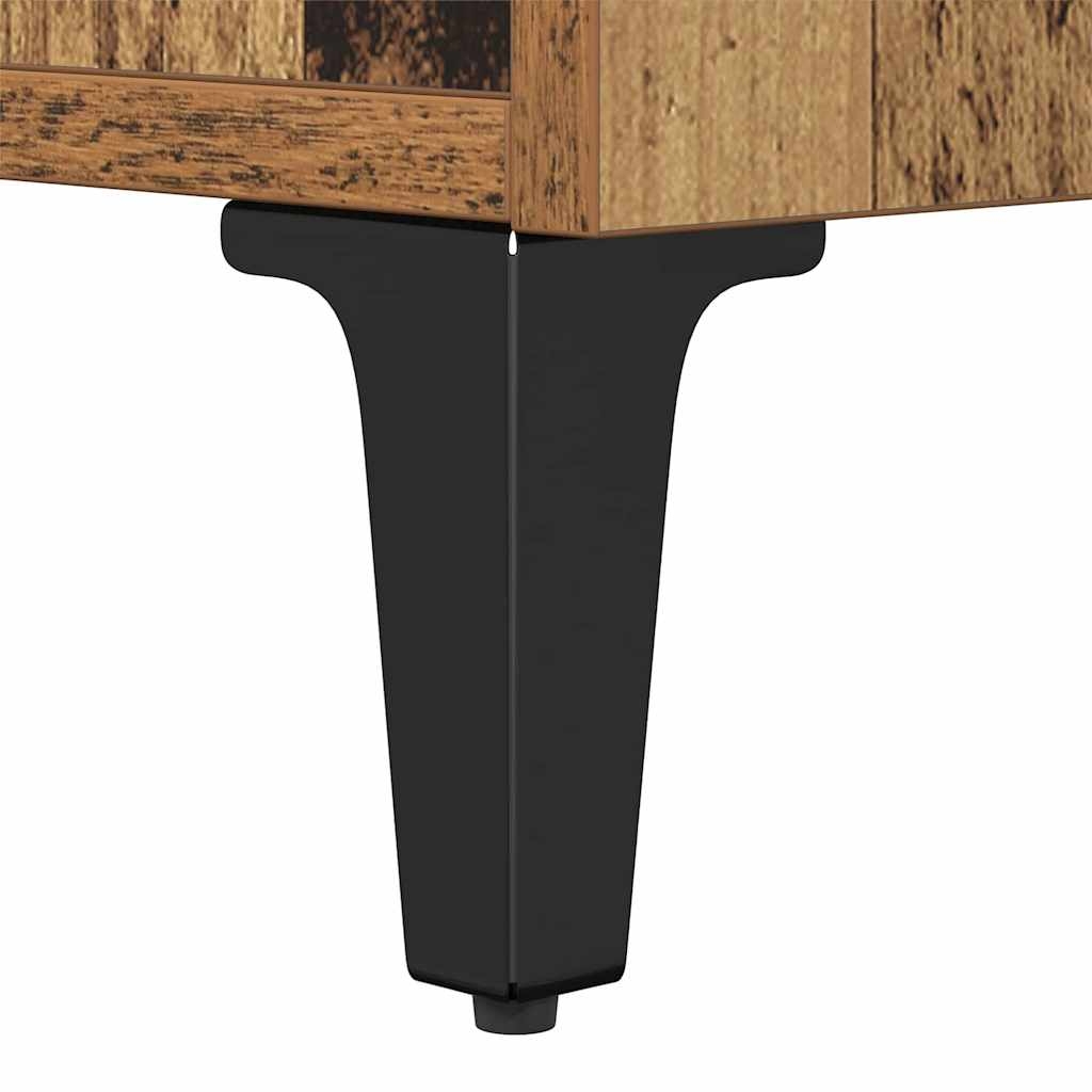 880598 11 Dulap de noapte cu sertar 2 pcs Lemn vechi 40 x 35 x 47.5 cm Dulap de noapte cu sertar 2 pcs Lemn vechi 40 x 35 x 47.5 cm - imagine 11