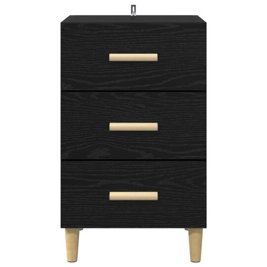 880615 6 Dulap de noapte Stejar negru 40 x 40 x 66 cm Lemn compozit 880615 6