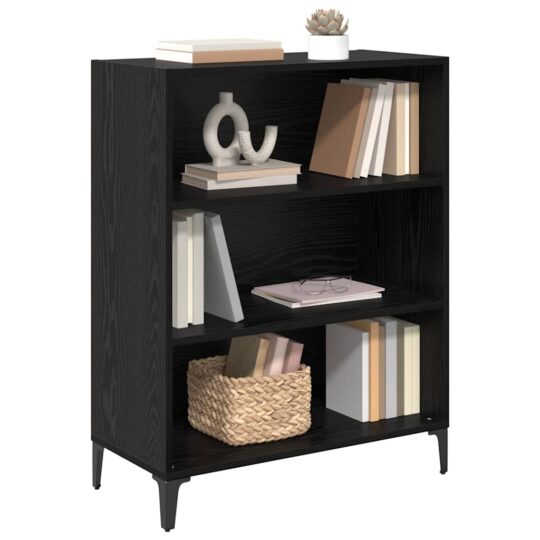 880712 3 Bufet Stejar negru 32.5 x 69.5 x 90 cm Lemn compozit 880712 3