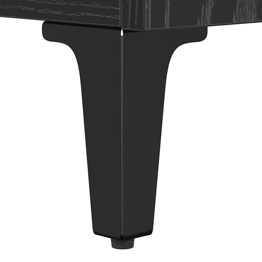 880712 8 Bufet Stejar negru 32.5 x 69.5 x 90 cm Lemn compozit Bufet Stejar negru 32.5 x 69.5 x 90 cm Lemn compozit - imagine 8