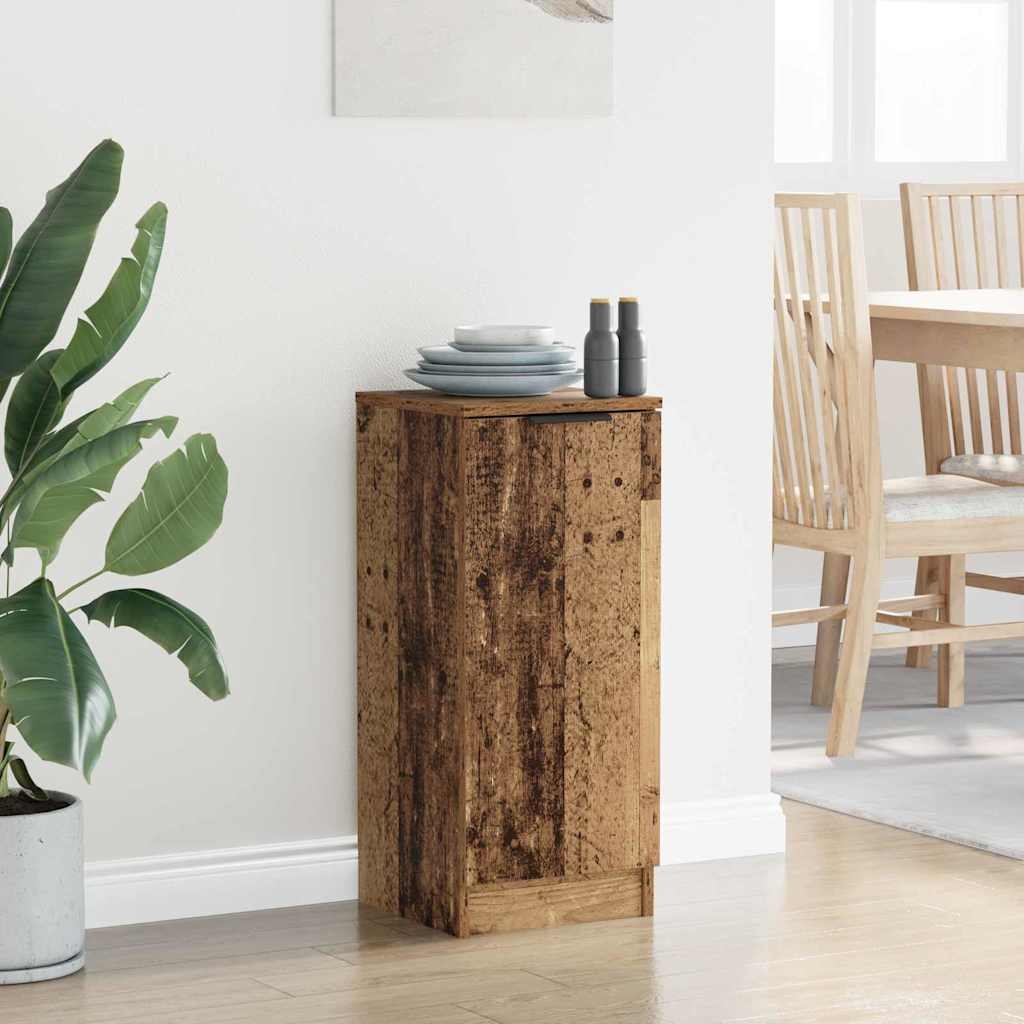 880794 4 Bufet Lemn vechi 30 x 30 x 70 cm Lemn compozit Bufet Lemn vechi 30 x 30 x 70 cm Lemn compozit - imagine 4