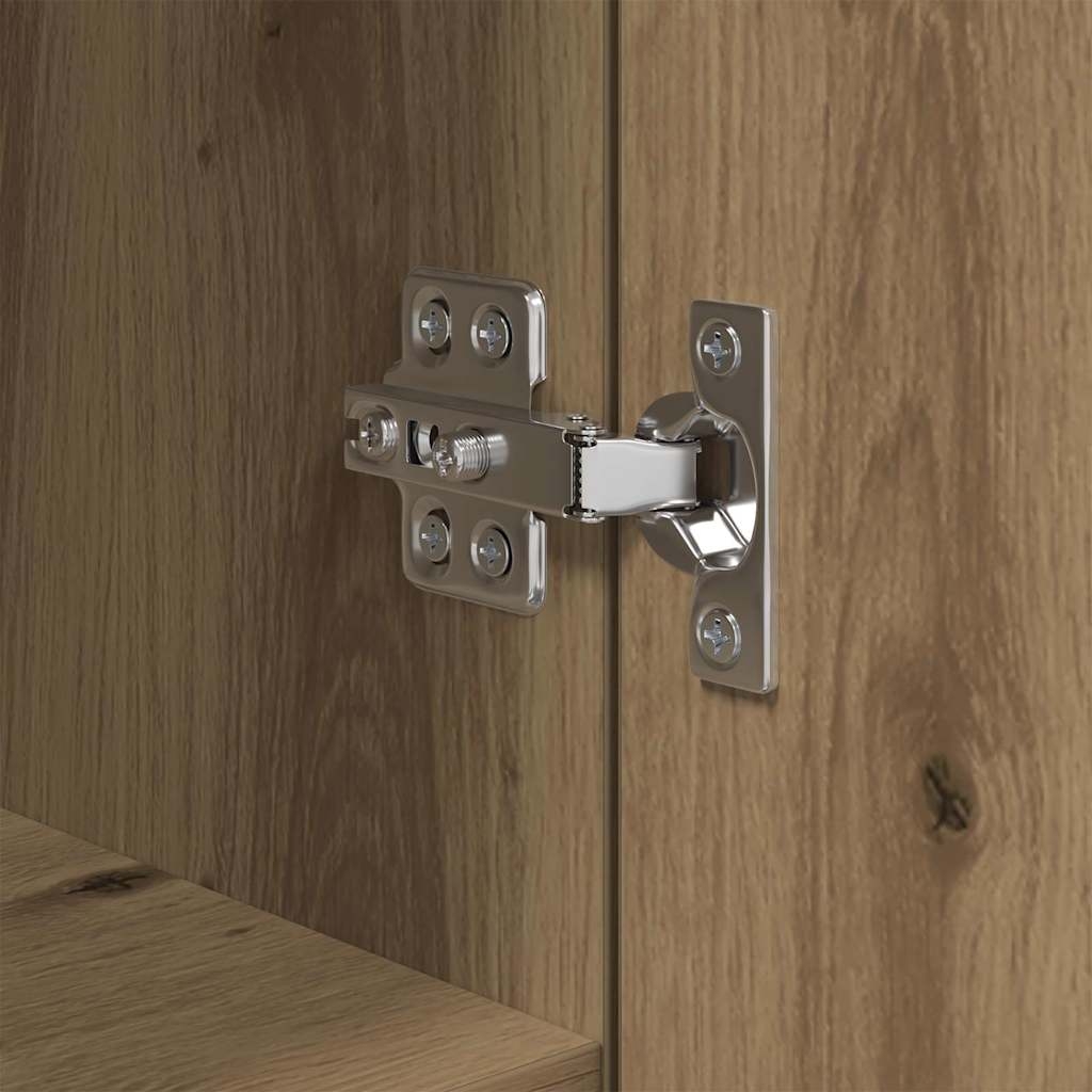 880795 10 Bufet stejar artizanal 30 x 30 x 70 cm Lemn compozit Bufet stejar artizanal 30 x 30 x 70 cm Lemn compozit - imagine 10