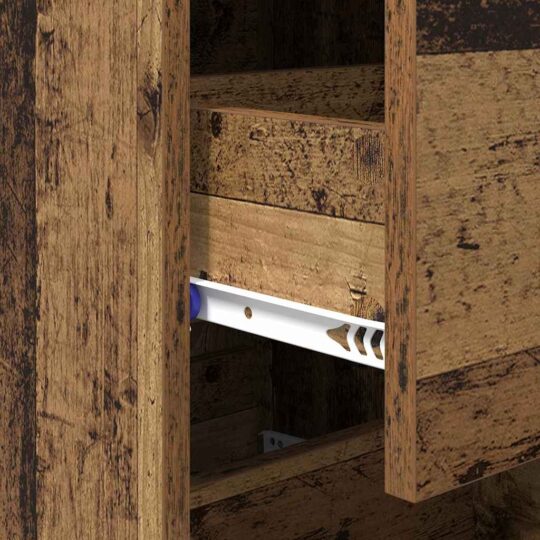 880934 9 Bufet cu sertar Lemn vechi 34.5 x 34 x 90 cm Lemn compozit 880934 9