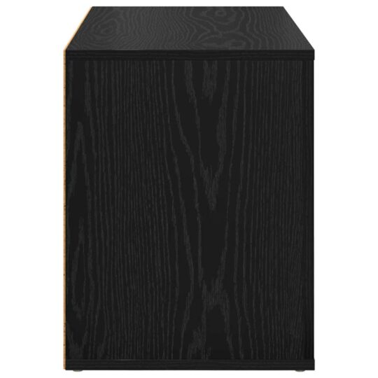 881017 6 Raft pentru încălțăminte cu raft Stejar negru 75 x 35 x 45 cm 881017 6