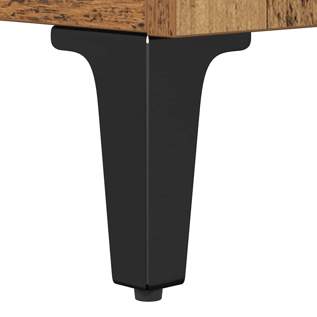 881042 10 Dulap pentru pantofi Lemn vechi 102 x 36 x 60 cm Lemn compozit Dulap pentru pantofi Lemn vechi 102 x 36 x 60 cm Lemn compozit - imagine 10