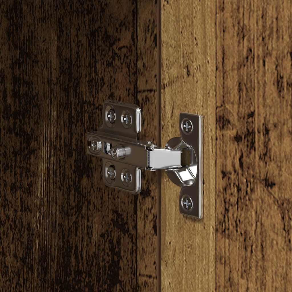 881069 11 Dulap de noapte Lemn vechi 50 x 36 x 60 cm Lemn compozit Dulap de noapte Lemn vechi 50 x 36 x 60 cm Lemn compozit - imagine 11