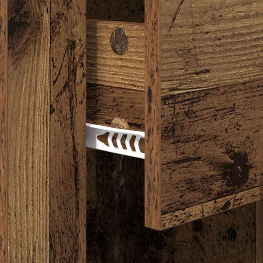 881069 9 Dulap de noapte Lemn vechi 50 x 36 x 60 cm Lemn compozit 881069 9