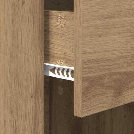 881070 9 Dulap de noapte stejar artizanal 50 x 36 x 60 cm Lemn compozit 881070 9