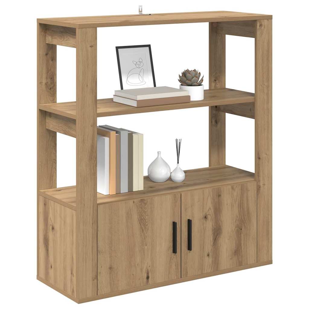 881094 3 Bufet stejar artizanal 30 x 80 x 90 cm Lemn compozit Bufet stejar artizanal 30 x 80 x 90 cm Lemn compozit - imagine 3